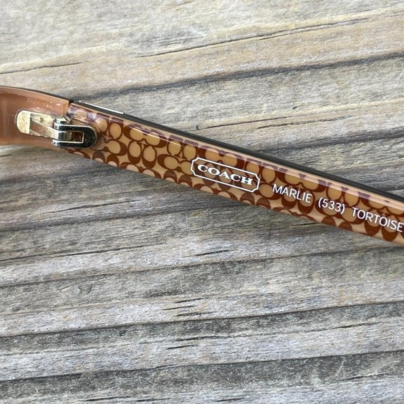 Coach New York Ladies Eyeglasses Frame MARLIE 533 Tortoise 49[]16 135 Glasses - Picture 10 of 14
